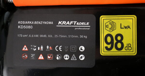 BENZININĖ VEJAPJOVĖ KRAFT&DELE  KD5080 - Image 12